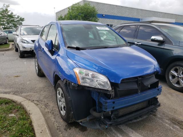 KL7CJKSB3GB618767 - 2016 CHEVROLET TRAX LS BLUE photo 1