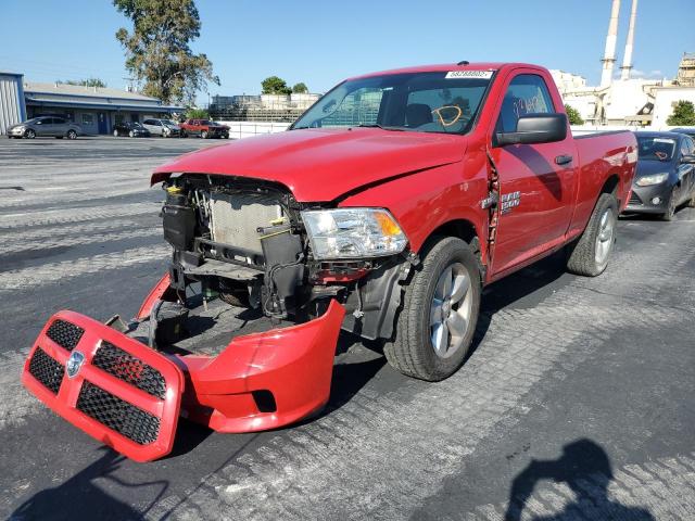 3C6JR6AT4KG522321 - 2019 RAM 1500 CLASS RED photo 2