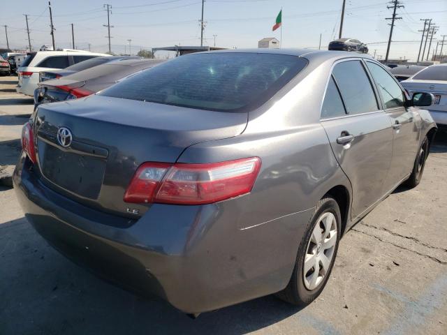 4T4BE46KX8R027206 - 2008 TOYOTA CAMRY CE GRAY photo 4