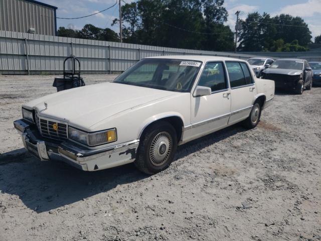 1G6CD53B0N4242771 - 1992 CADILLAC DEVILLE WHITE photo 2