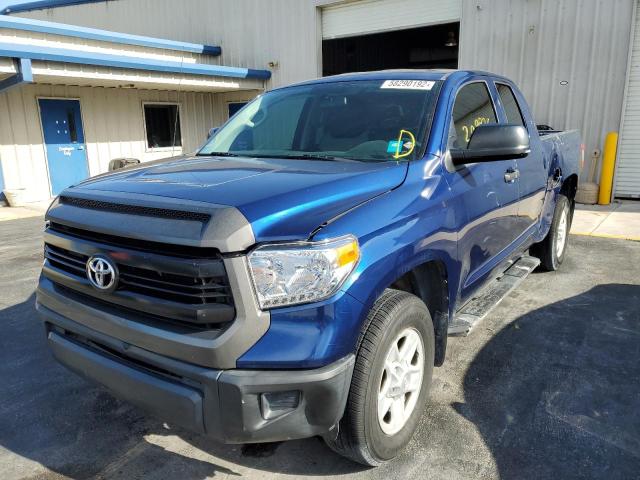 5TFRM5F18FX085162 - 2015 TOYOTA TUNDRA DOU BLUE photo 2