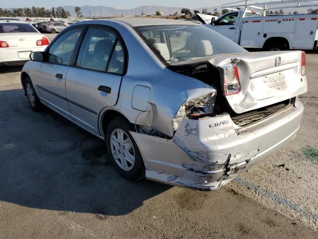 2HGES16384H587011 - 2004 HONDA CIVIC DX V SILVER photo 3