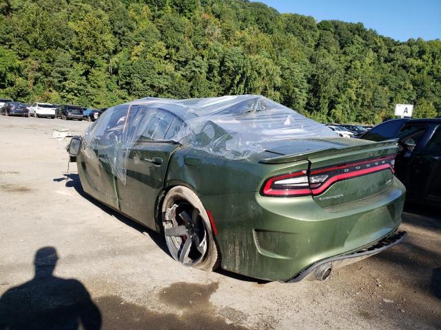 2C3CDXL94JH172697 - 2018 DODGE CHARGER SR GREEN photo 3