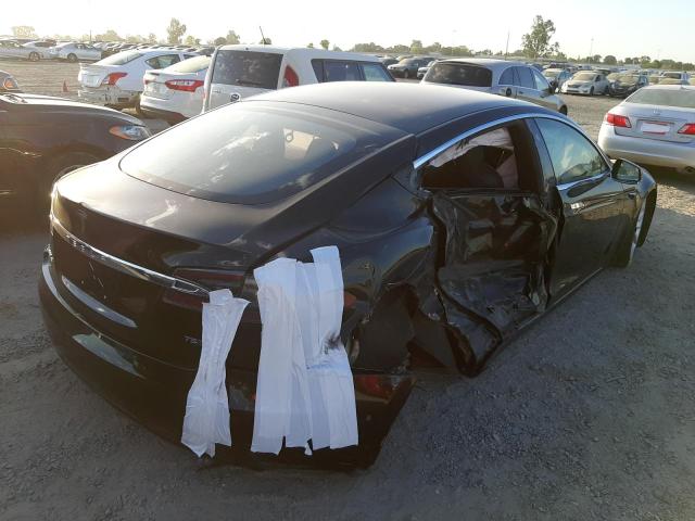 5YJSA1E22JF275409 - 2018 TESLA MODEL S Սև լուսանկար 4