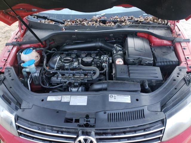 WVWBW7AH6CV004260 - 2012 VOLKSWAGEN EOS KOMFOR წითელი ფოტო 7