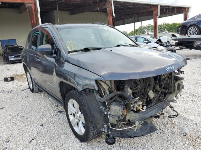 1C4NJCBAXGD666375 - 2016 JEEP COMPASS SP GRAY photo 1