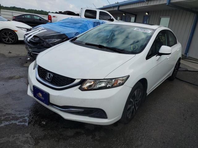 19XFB2F84DE061958 - 2013 HONDA CIVIC EX WHITE photo 2