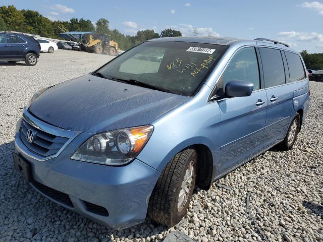 5FNRL3H60AB071565 - 2010 HONDA ODYSSEY EX BLUE photo 2