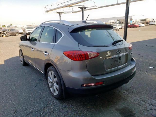 JN1AJ0HR9AM756539 - 2010 INFINITI EX35 BASE GRAY photo 3