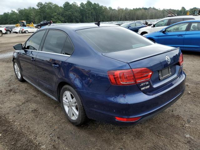 3VW637AJ1DM277628 - 2013 VOLKSWAGEN JETTA HYBR BLUE photo 3