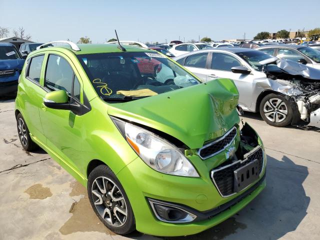 KL8CF6S92EC522105 - 2014 CHEVROLET SPARK 2LT GREEN photo 1