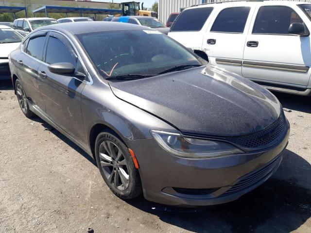 1C3CCCAB1FN582311 - 2015 CHRYSLER 200 LIMITE GRAY photo 1