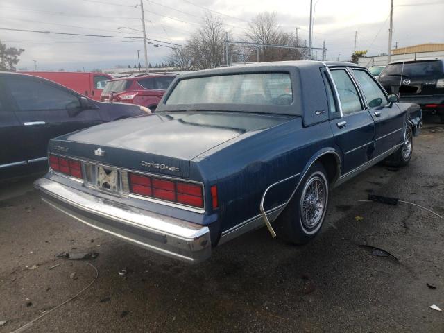 1G1BU51E6KA146221 - 1989 CHEVROLET CAPRICE CL 蓝色 照片 4