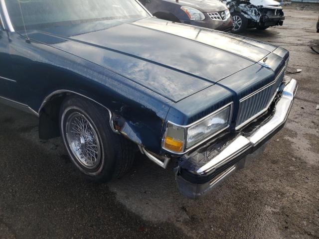 1G1BU51E6KA146221 - 1989 CHEVROLET CAPRICE CL 蓝色 照片 9