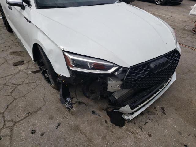 WAUC4CF59JA014512 - 2018 AUDI S5 PRESTIG WHITE photo 9