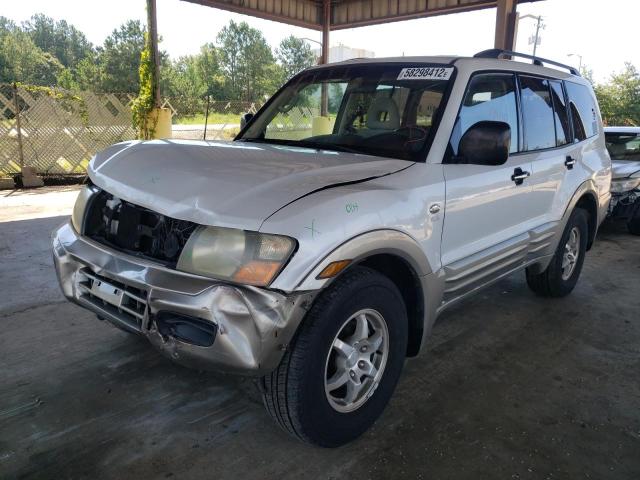 JA4MW31R62J008657 - 2002 MITSUBISHI MONTERO XL WHITE photo 2