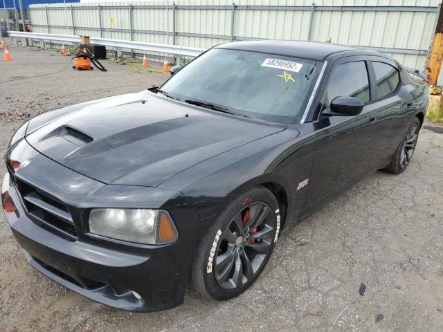 2B3KA73W08H100154 - 2008 DODGE CHARGER SR BLACK photo 2