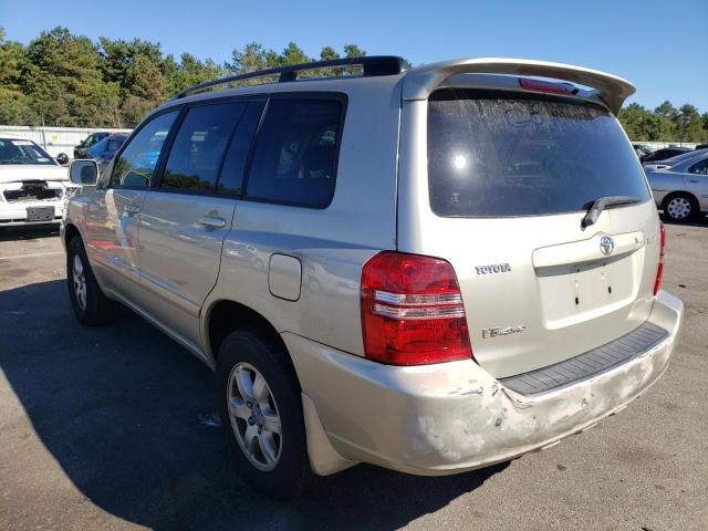 JTEHF21A920042881 - 2002 TOYOTA HIGHLANDER SILVER photo 3