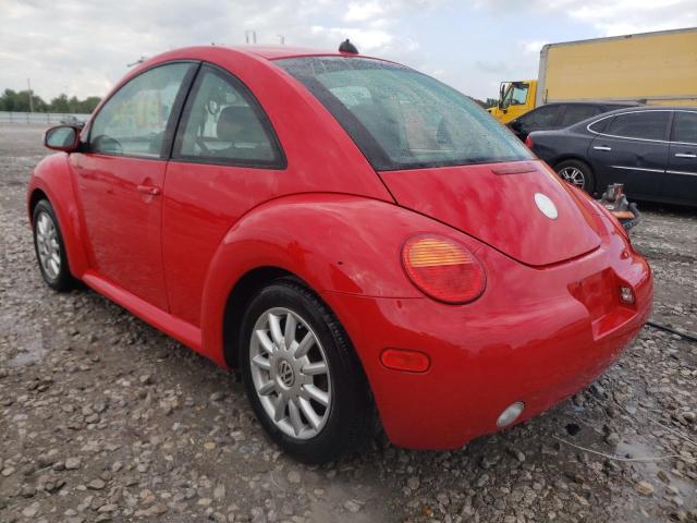 3VWCK31CX5M403678 - 2005 VOLKSWAGEN NEW BEETLE 红色 照片 3