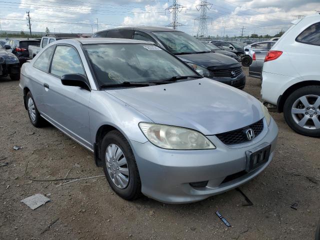 1HGEM22115L027100 - 2005 HONDA CIVIC DX V SILVER photo 1