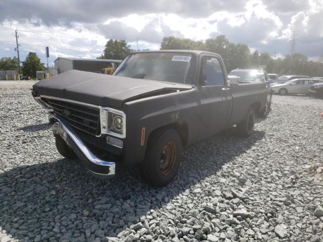 CCL146B106580 - 1976 CHEVROLET C10 BLACK photo 2