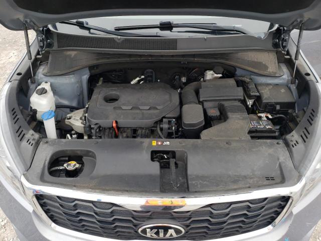 5XYPG4A37KG604913 - 2019 KIA SORENTO L GRAY photo 7