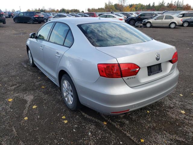 3VWDK7AJ5BM310105 - 2011 VOLKSWAGEN JETTA SILVER photo 3