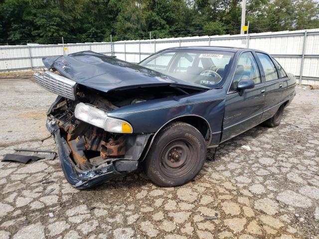 1G1BN53E6NR111534 - 1992 CHEVROLET CAPRICE CL 灰色 照片 2