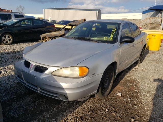 1G2NE52EX5M159402 - 2005 PONTIAC GRAND AM S SILVER photo 2