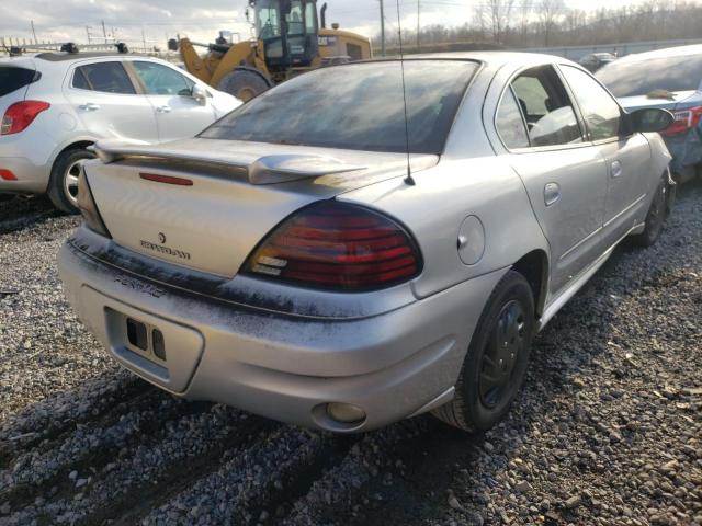 1G2NE52EX5M159402 - 2005 PONTIAC GRAND AM S SILVER photo 4