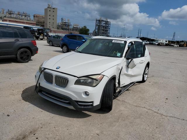 WBAVM1C55EVW50392 - 2014 BMW X1 SDRIVE2 WHITE photo 2