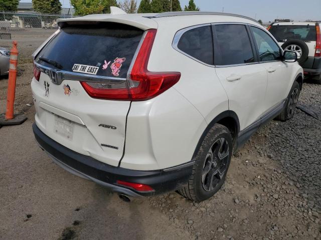 2HKRW2H99HH673775 - 2017 HONDA CR-V TOURI WHITE photo 4