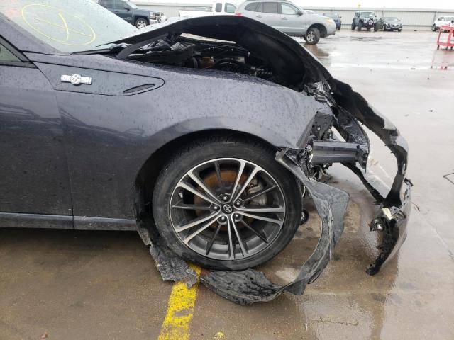 JF1ZNAA18D2715694 - 2013 TOYOTA SCION FR-S GRAY photo 9