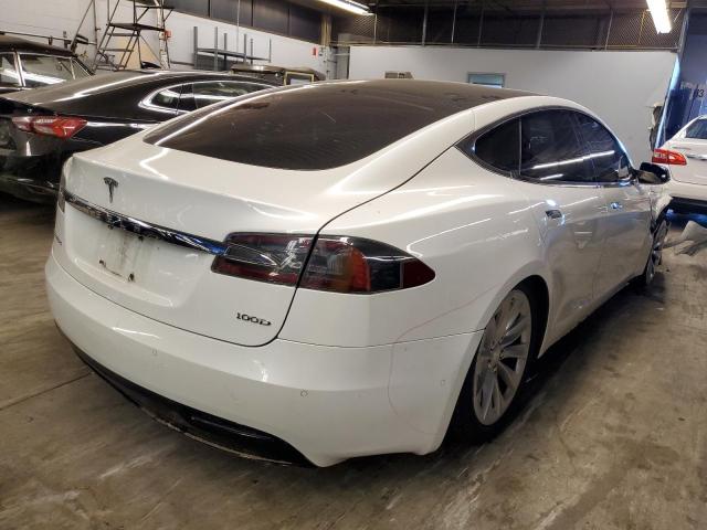 5YJSA1E27HF207343 - 2017 TESLA MODEL S Blanco foto 4