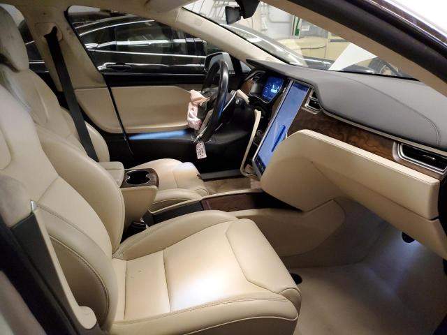 5YJSA1E27HF207343 - 2017 TESLA MODEL S Blanco foto 5