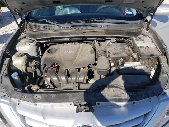 5NPEB4AC1CH472201 - 2012 HYUNDAI SONATA GLS SILVER photo 7