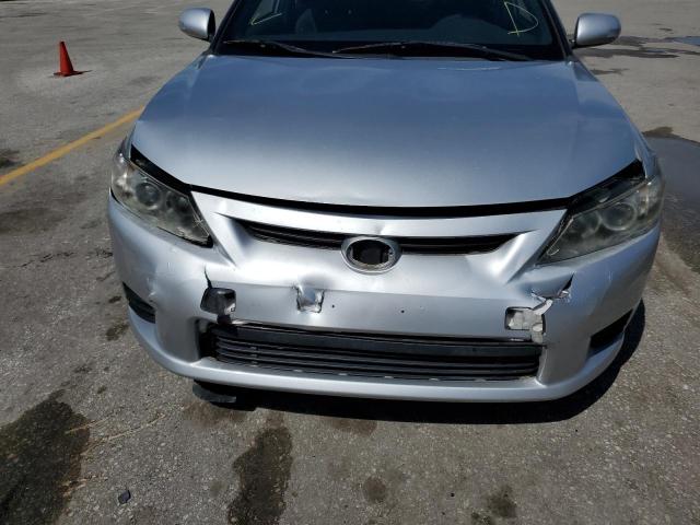 JTKJF5C79D3057741 - 2013 TOYOTA SCION TC SILVER photo 9