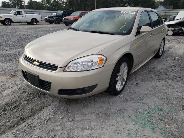 2G1WC5EMXA1252590 - 2010 CHEVROLET IMPALA LTZ TAN photo 2