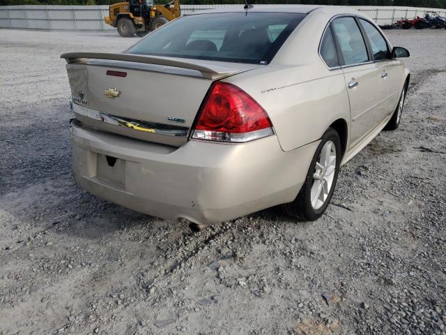 2G1WC5EMXA1252590 - 2010 CHEVROLET IMPALA LTZ TAN photo 4