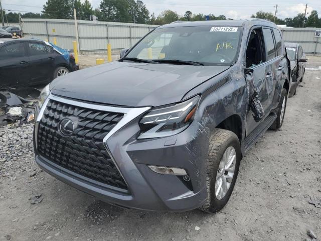 JTJAM7BX9M5275450 - 2021 LEXUS GX 460 PRE CHARCOAL photo 2