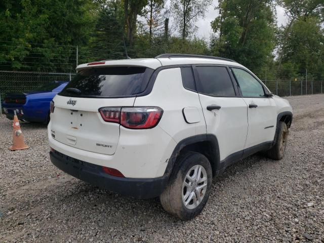 3C4NJDABXJT282713 - 2018 JEEP COMPASS SP WHITE photo 4