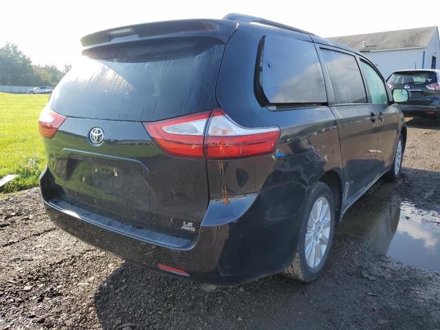 5TDJK3DC7FS126284 - 2015 TOYOTA SIENNA LE BLACK photo 4