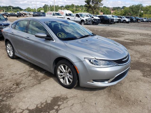 1C3CCCAB8FN741969 - 2015 CHRYSLER 200 LIMITE SILVER photo 1