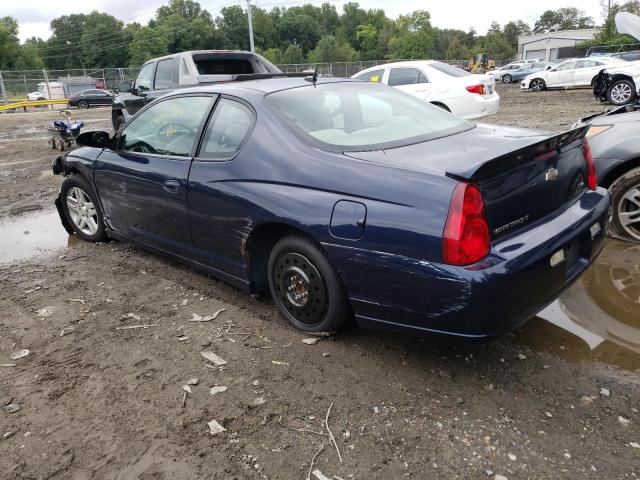2G1WK15K379204885 - 2007 CHEVROLET MONTE CARL ლურჯი ფოტო 3
