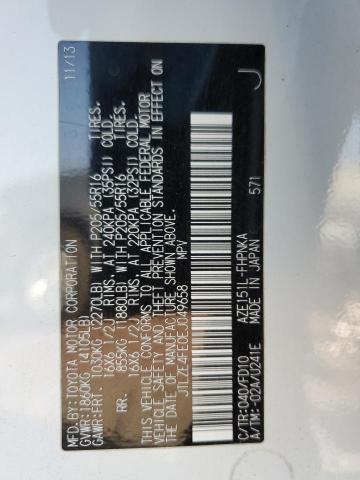 JTLZE4FE0EJ049658 - 2014 TOYOTA SCION XB WHITE photo 10