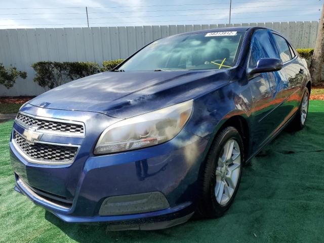 1G11C5SA2DU128682 - 2013 CHEVROLET MALIBU 1LT 蓝色 照片 2