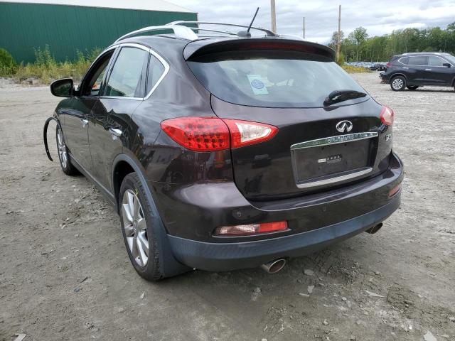 JNKAJ09F08M359974 - 2008 INFINITI EX35 BASE Շագանակագույն լուսանկար 3