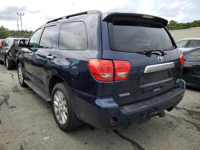 5TDBY67A18S020849 - 2008 TOYOTA SEQUOIA PL BLUE photo 3