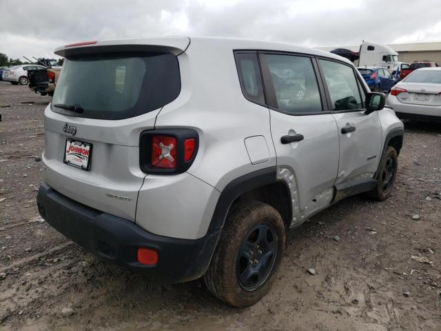 ZACCJBAB1HPG10050 - 2017 JEEP RENEGADE S SILVER photo 4