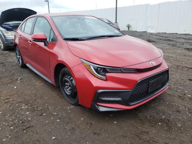 5YFP4RCE3LP029114 - 2020 TOYOTA COROLLA SE RED photo 1